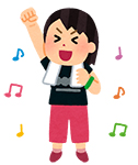 野外のフェス